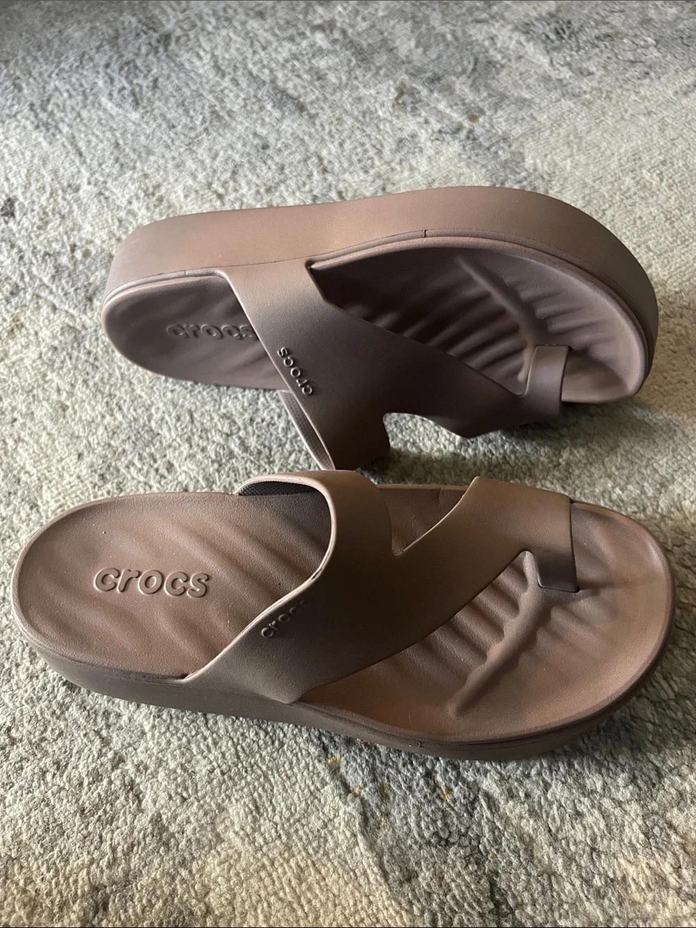 Crocs Getaway Platform Sandal Truffle 7